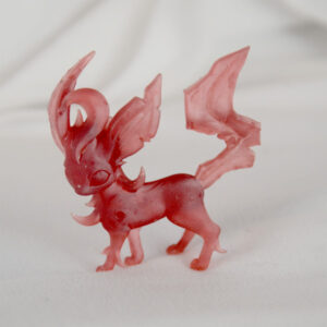 Pokémon leafeon impreso 3d resina uv